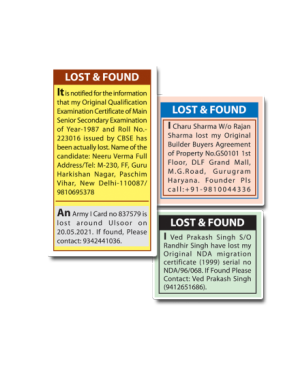 Assamese Lost-and-found